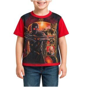Marvel Guardians Of The Galaxy Boys Size 6/7 T-Shirt Star-Lord Rocket Groot